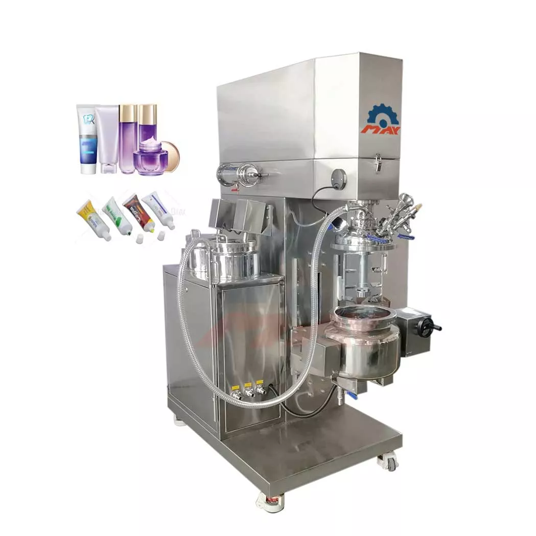 10L Lab Vacuum Emulsifying Machine with Water Pot & Oil Pot