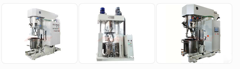850L vacuum double planetary mixer for lithium battery slurry production