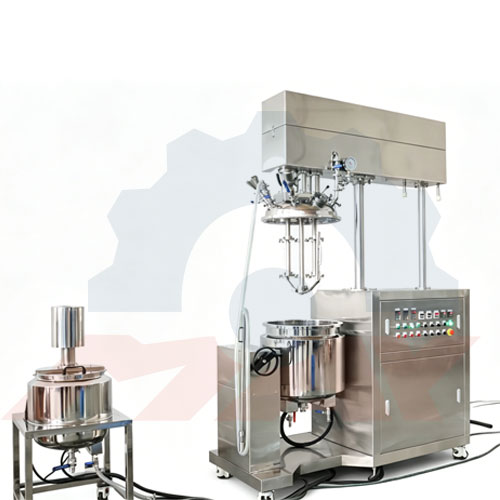 100L Toothpaste Making Machine with Powder Tank | Vacuum Emulsifying Mixer