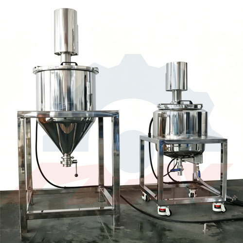 100L Toothpaste Making Machine with Powder Tank | Vacuum Emulsifying Mixer
