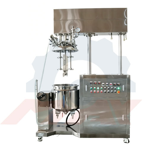 100L Toothpaste Making Machine with Powder Tank | Vacuum Emulsifying Mixer
