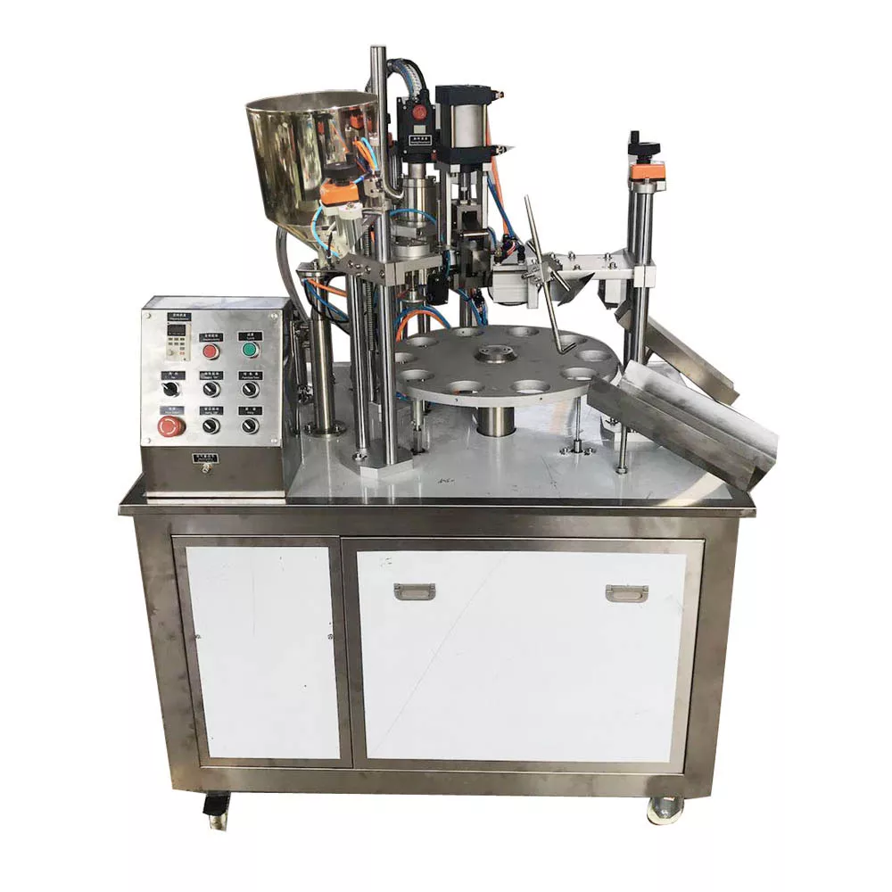 Semi-Automatic Tube Fill and Seal Machine | Versatile Glue Filling Solution SGF-40R-Y