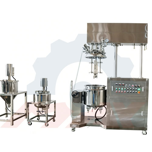 100L Toothpaste Making Machine with Powder Tank | Vacuum Emulsifying Mixer