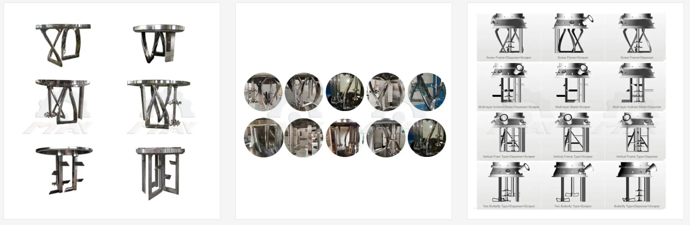 5L Laboratory Vacuum Planetary Mixer with Extruder Design Drawing