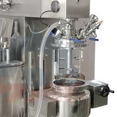 Close-up — scraper agitator & homogenizer