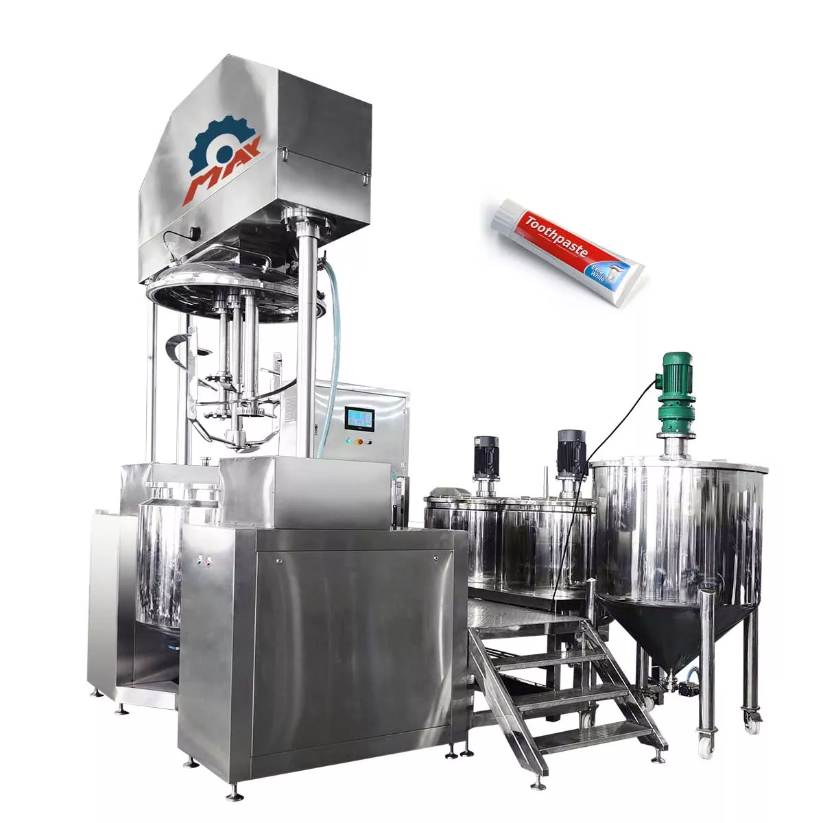 500L Toothpaste Vacuum Emulsifying Mixer (VEM-500)