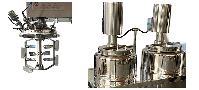 50L Vacuum Emulsifier Mixer Detail Pictures