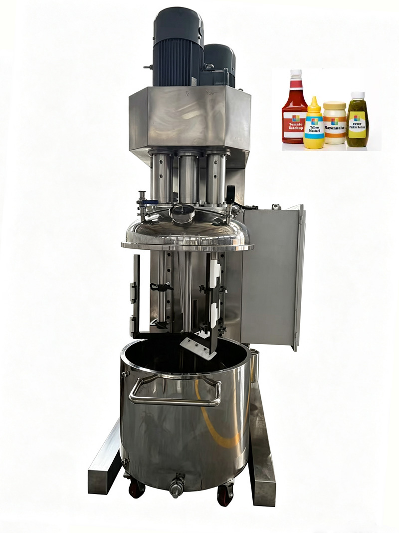 200L Multi-Functional Vacuum Dispersing Mixer Food Applications